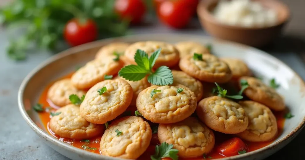 Delicious healthy cookie dough recipe served on a plate, garnished with fresh herbs and surrounded by natural ingredients for a wholesome, guilt-free treat